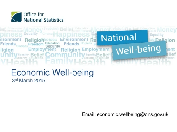 Economic Well-being 3 rd March 2015