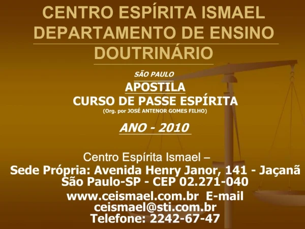 CENTRO ESP RITA ISMAEL DEPARTAMENTO DE ENSINO DOUTRIN RIO