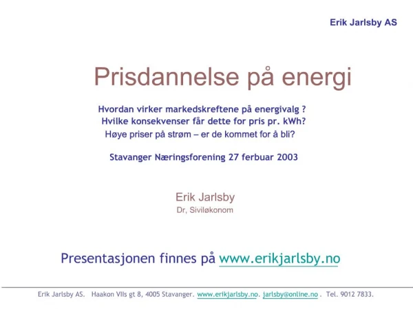 Erik Jarlsby AS