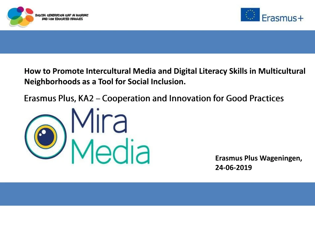 how to promote intercultural media and digital