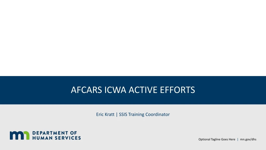 afcars icwa active efforts