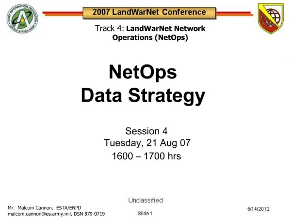 NetOps Data Strategy