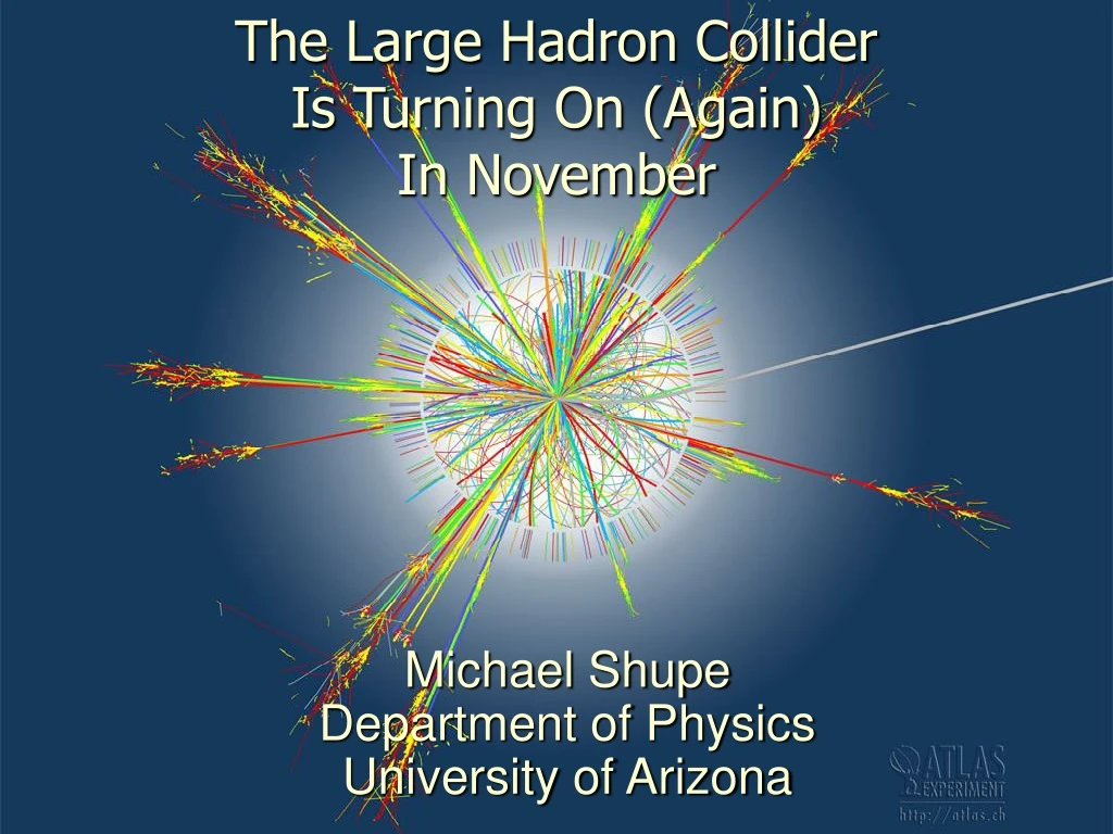 the large hadron collider is turning on again