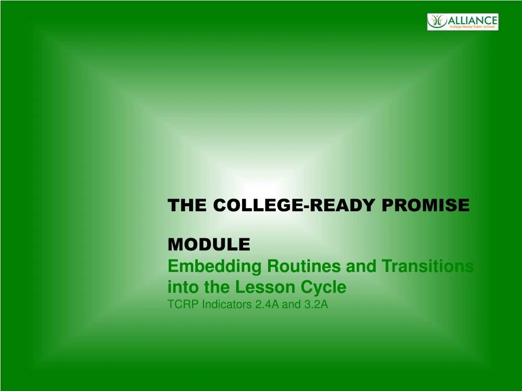 the college ready promise