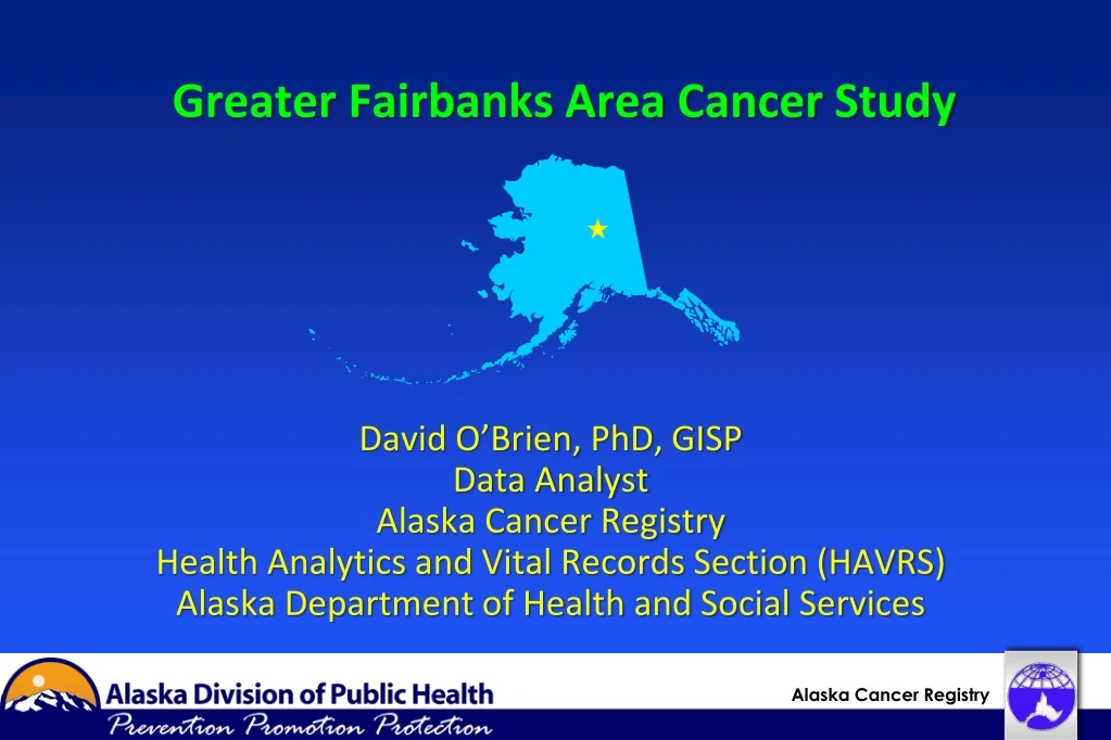 greater fairbanks area cancer study