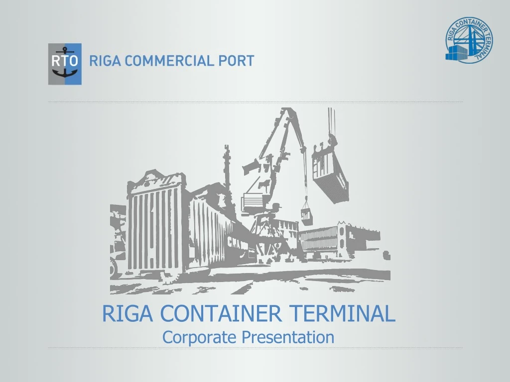 riga container terminal corporate presentation