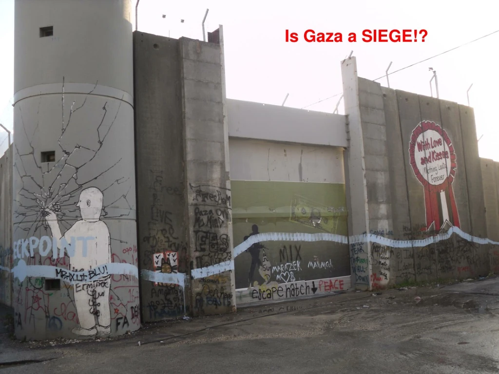 is gaza a siege