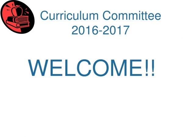 Curriculum Committee 2016-2017