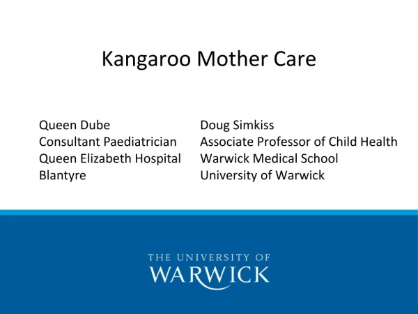 Kangaroo Mother Care