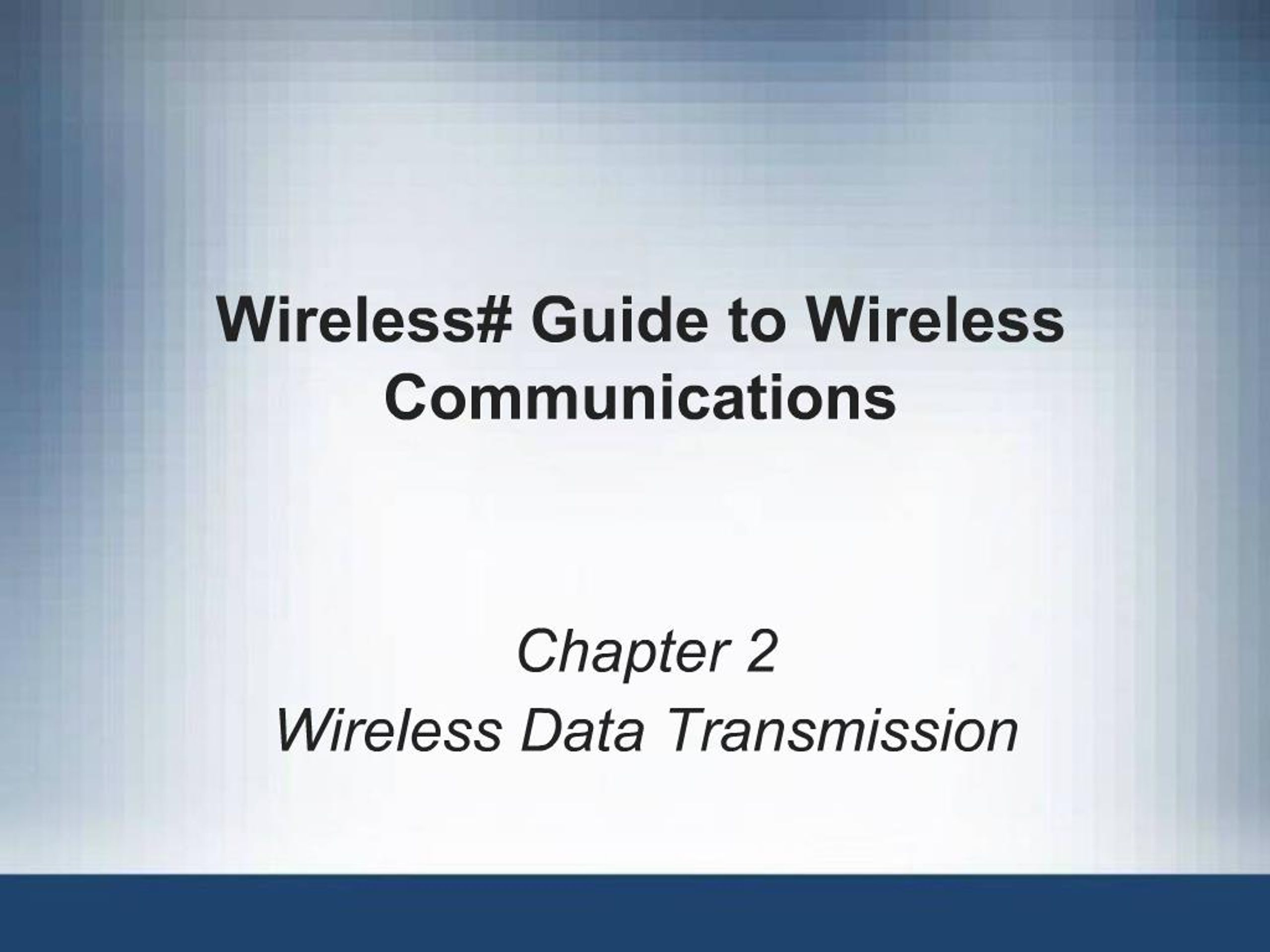 PPT - Wireless Guide to Wireless Communications PowerPoint Presentation ...