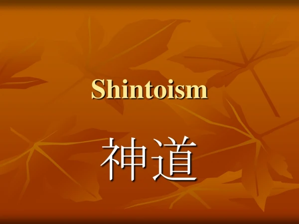 Shintoism