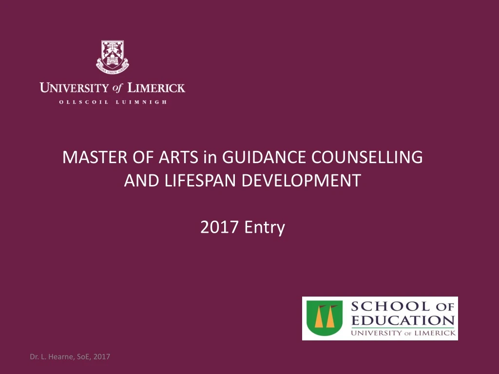 master of arts in guidance counselling