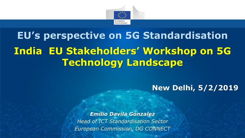 eu s perspective on 5g standardisation india