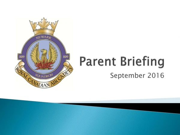 Parent Briefing