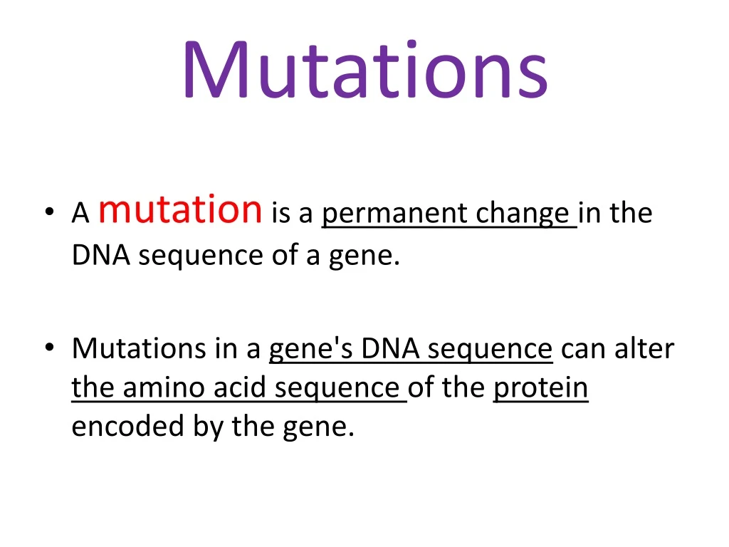 mutations