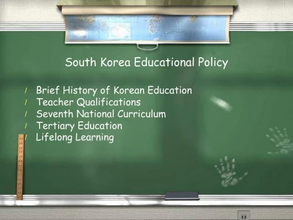 South Korea Educational Policy