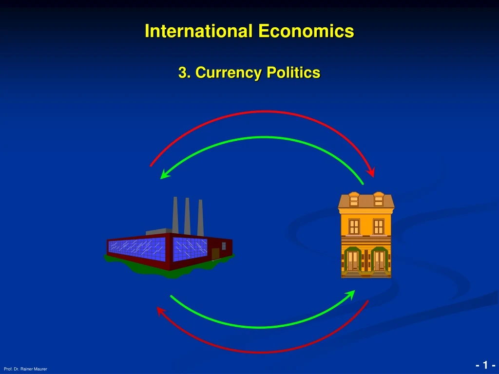 international economics 3 currency politics