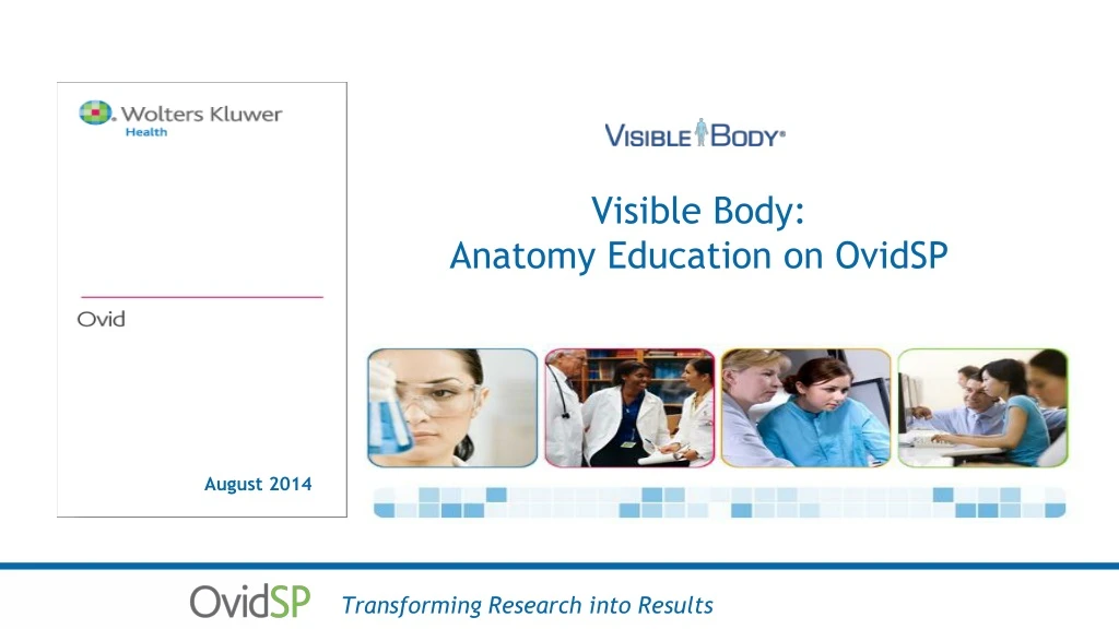 visible body anatomy education on ovidsp