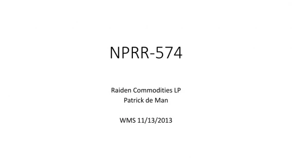 NPRR-574