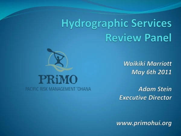 hydrographic services review panel waikiki