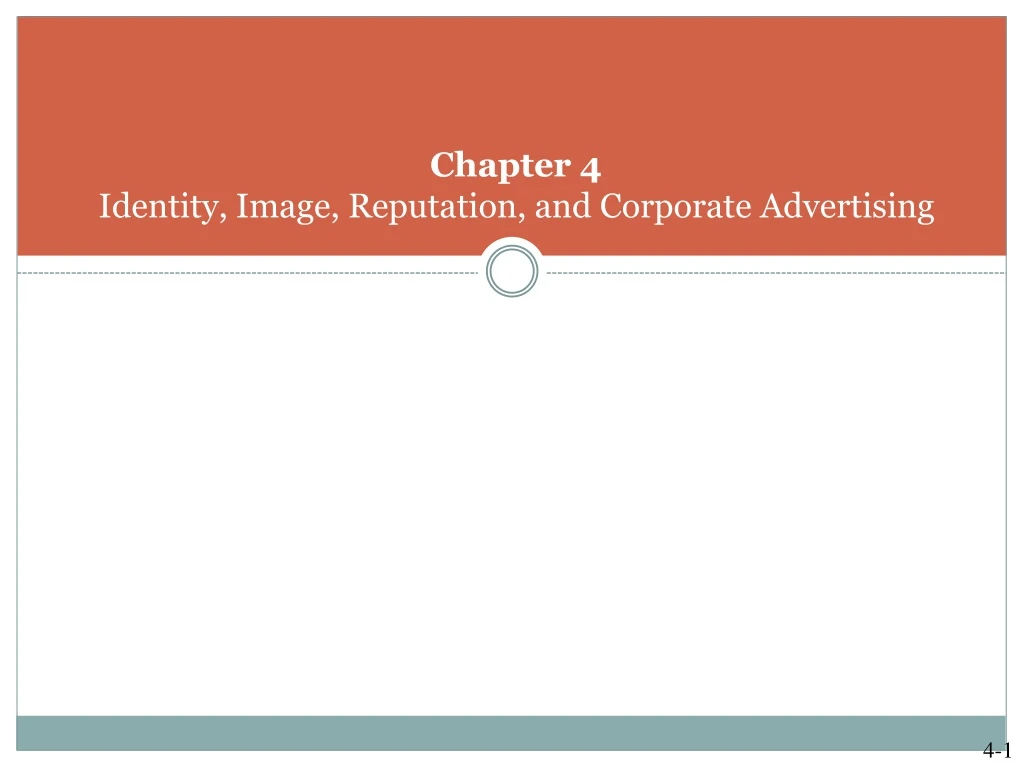 chapter 4 identity image reputation and corporate advertising