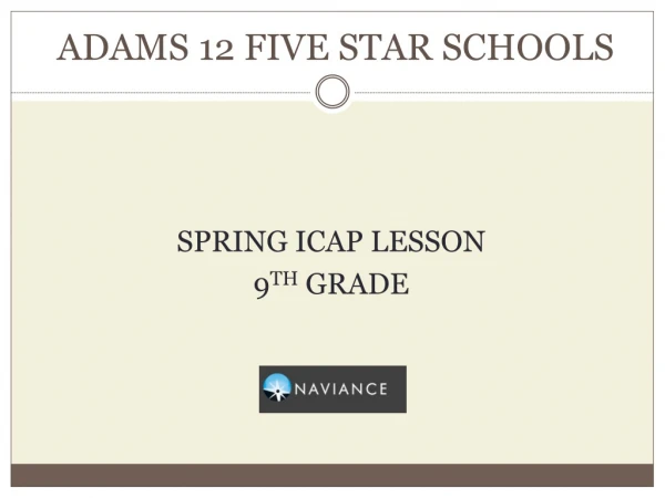ADAMS 12 FIVE STAR SCHOOLS