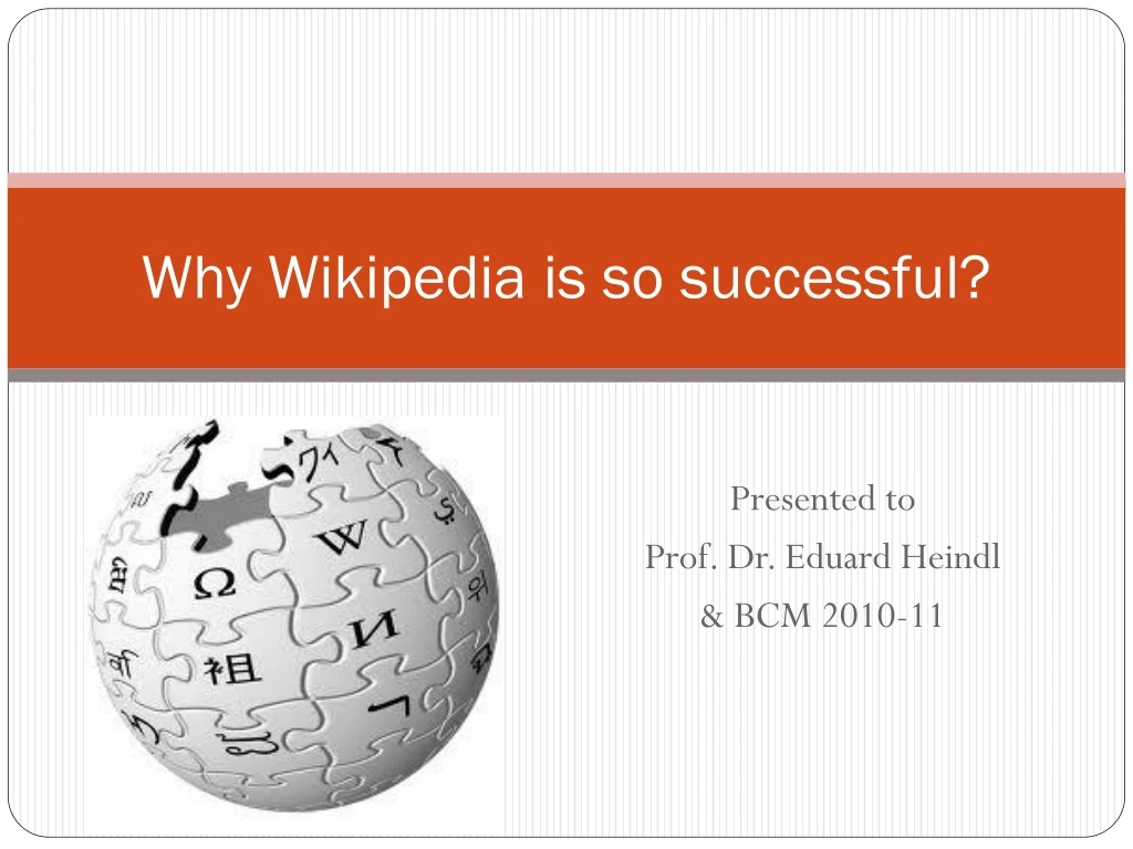 why wikipedia is so successful