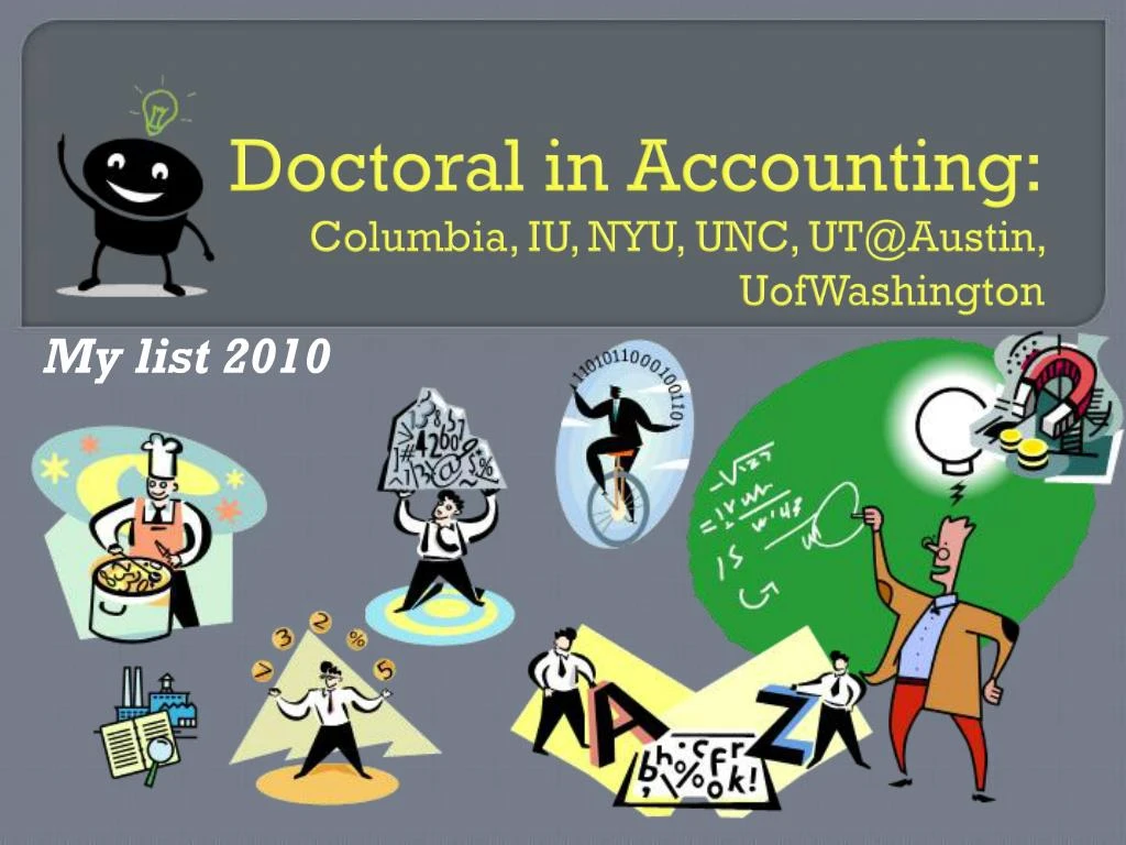 columbia university accounting phd