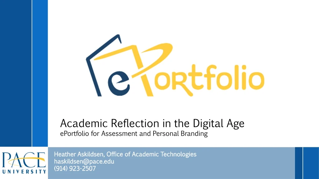 academic reflection in the digital age eportfolio