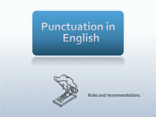 Punctuation in English