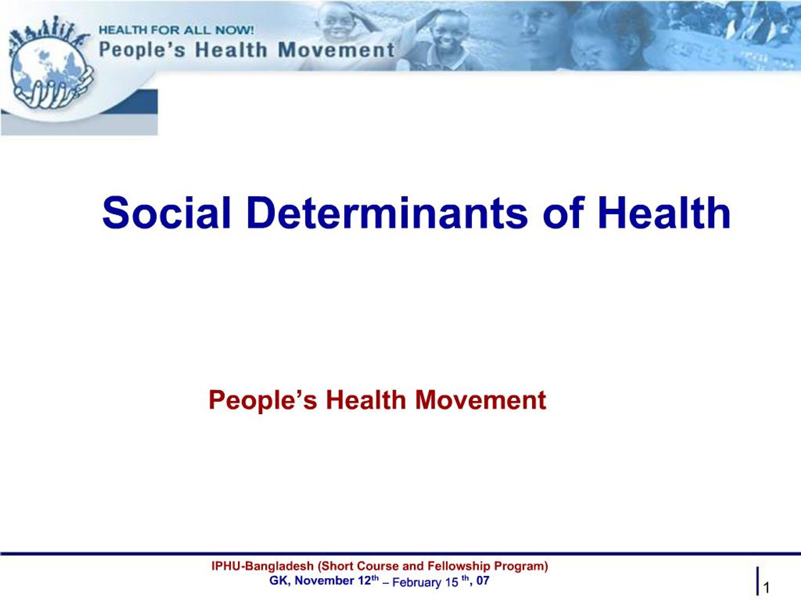 PPT - Social Determinants of Health PowerPoint Presentation, free ...