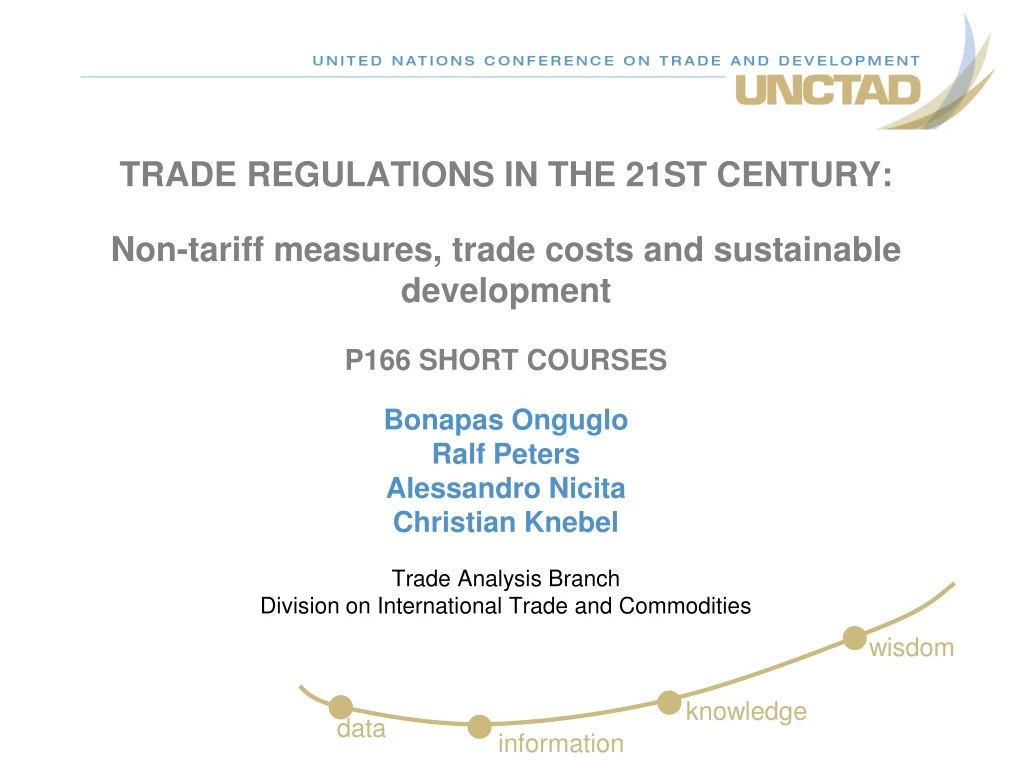 trade regulations in the 21st century non tariff