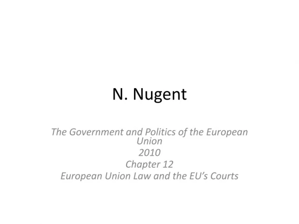 N. Nugent