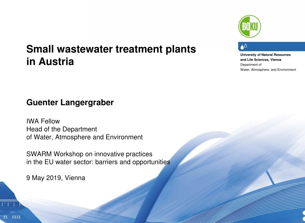 small wastewater treatment plants in austria