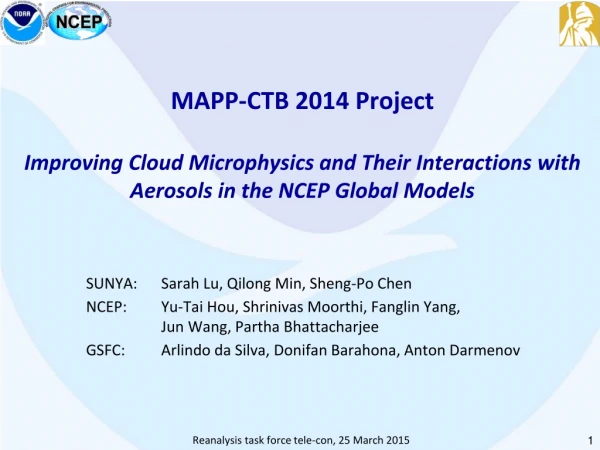 MAPP-CTB 2014 Project