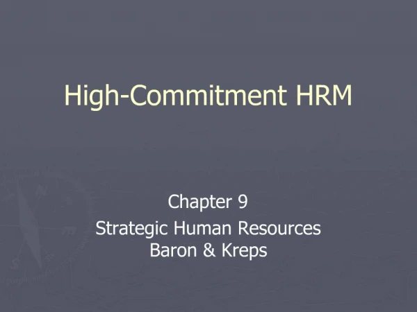 High-Commitment HRM