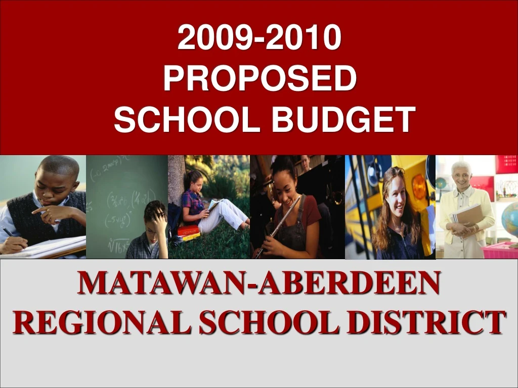 2009 2010 proposed school budget