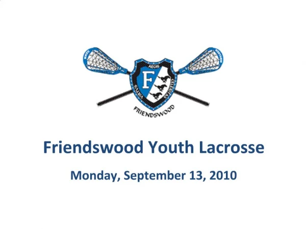 Friendswood Youth Lacrosse