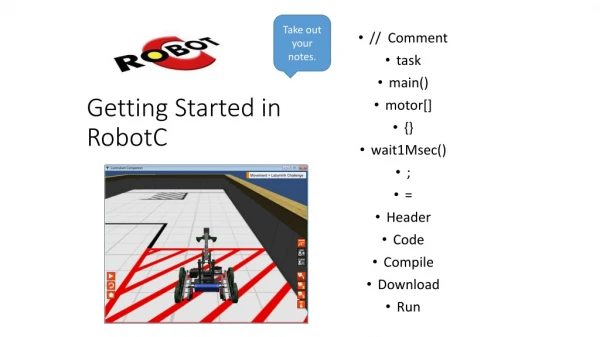Getting Started in RobotC
