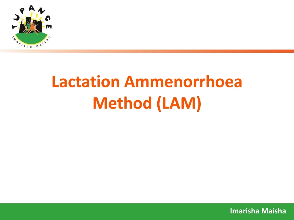 lactation ammenorrhoea method lam