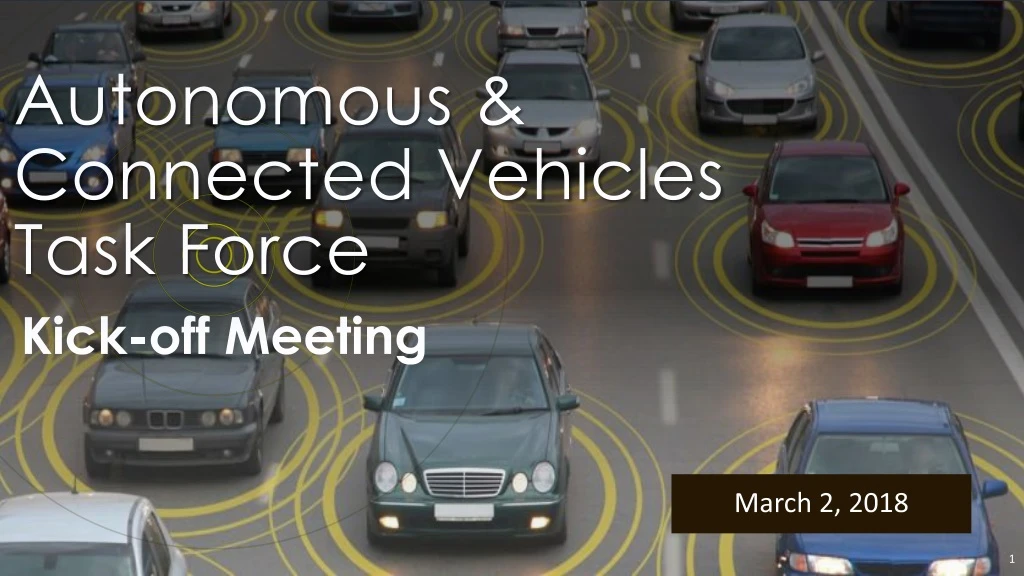 autonomous connected vehicles task force