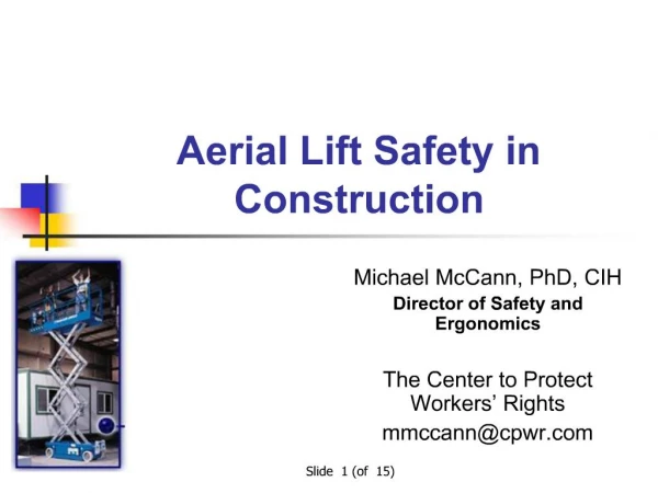 Aerial Lift Safety in Construction