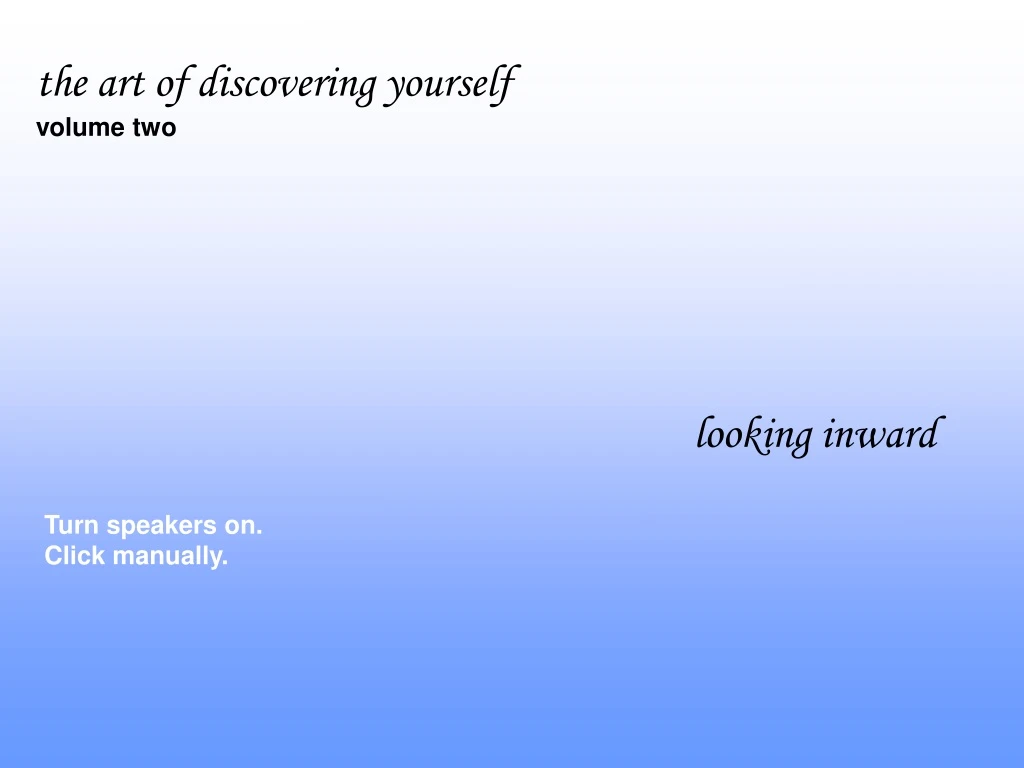the art of discovering yourself volume two