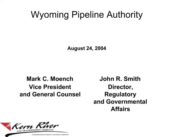 Wyoming Pipeline Authority