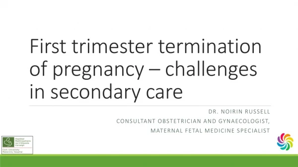 First trimester termination of pregnancy – challenges in secondary care