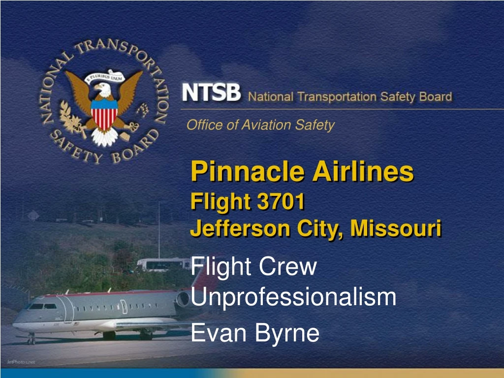 pinnacle airlines flight 3701 jefferson city missouri