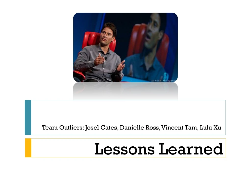 lessons learned