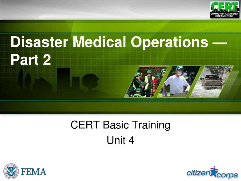 disaster medical operations part 2