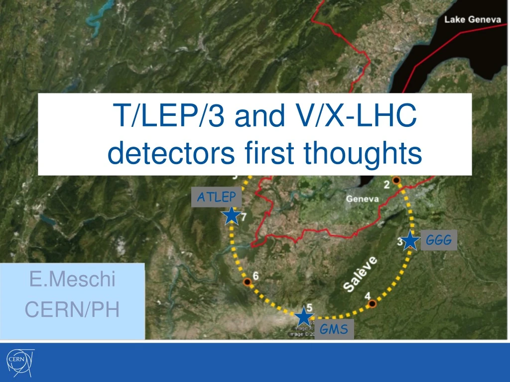 t lep 3 and v x lhc detectors first thoughts