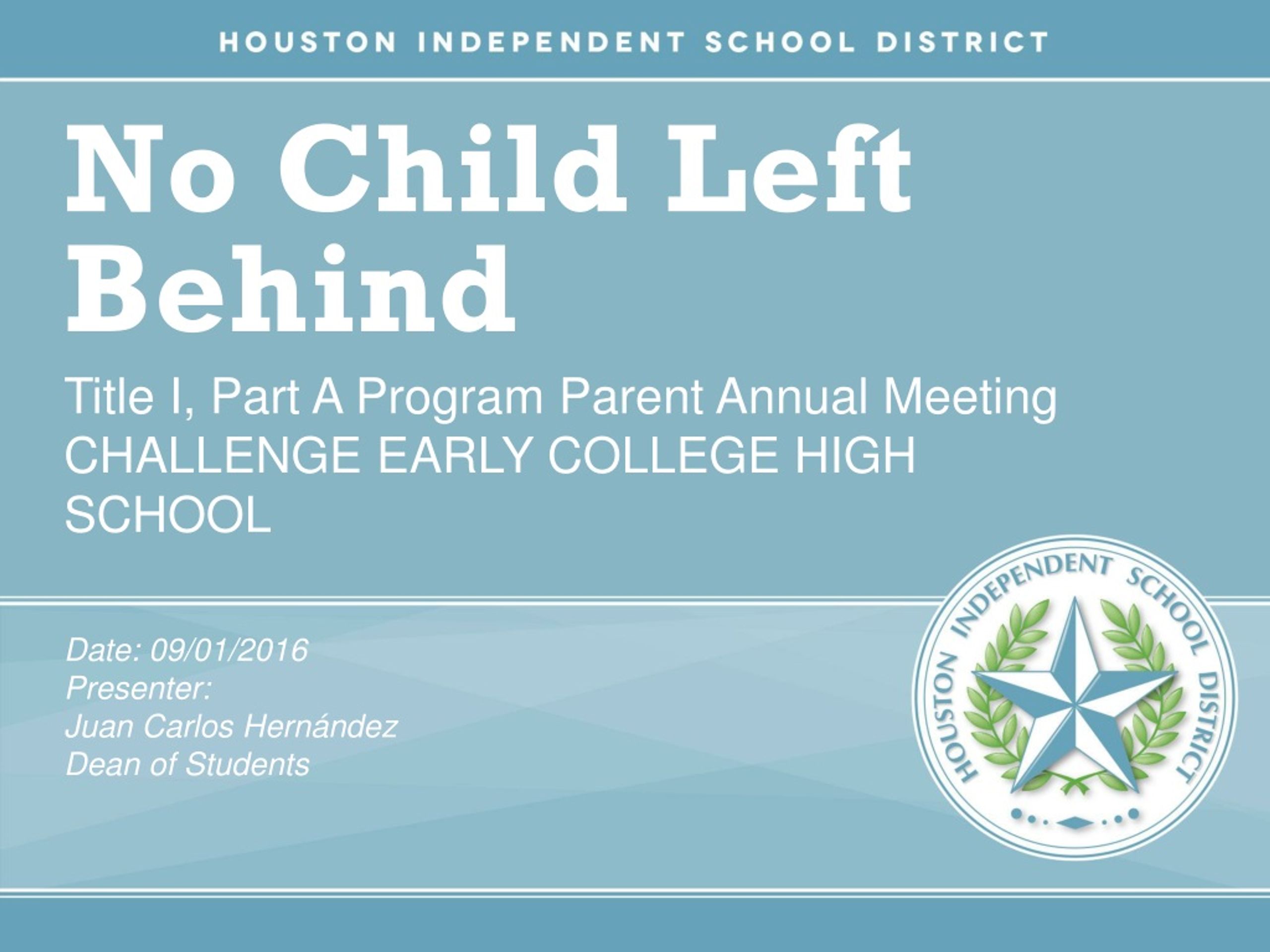 PPT - No Child Left Behind PowerPoint Presentation, free download - ID ...